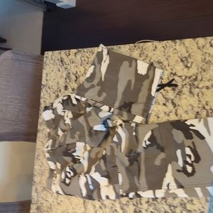 Cargo pants, black camo, woman's size medium, bought at Zumiez,